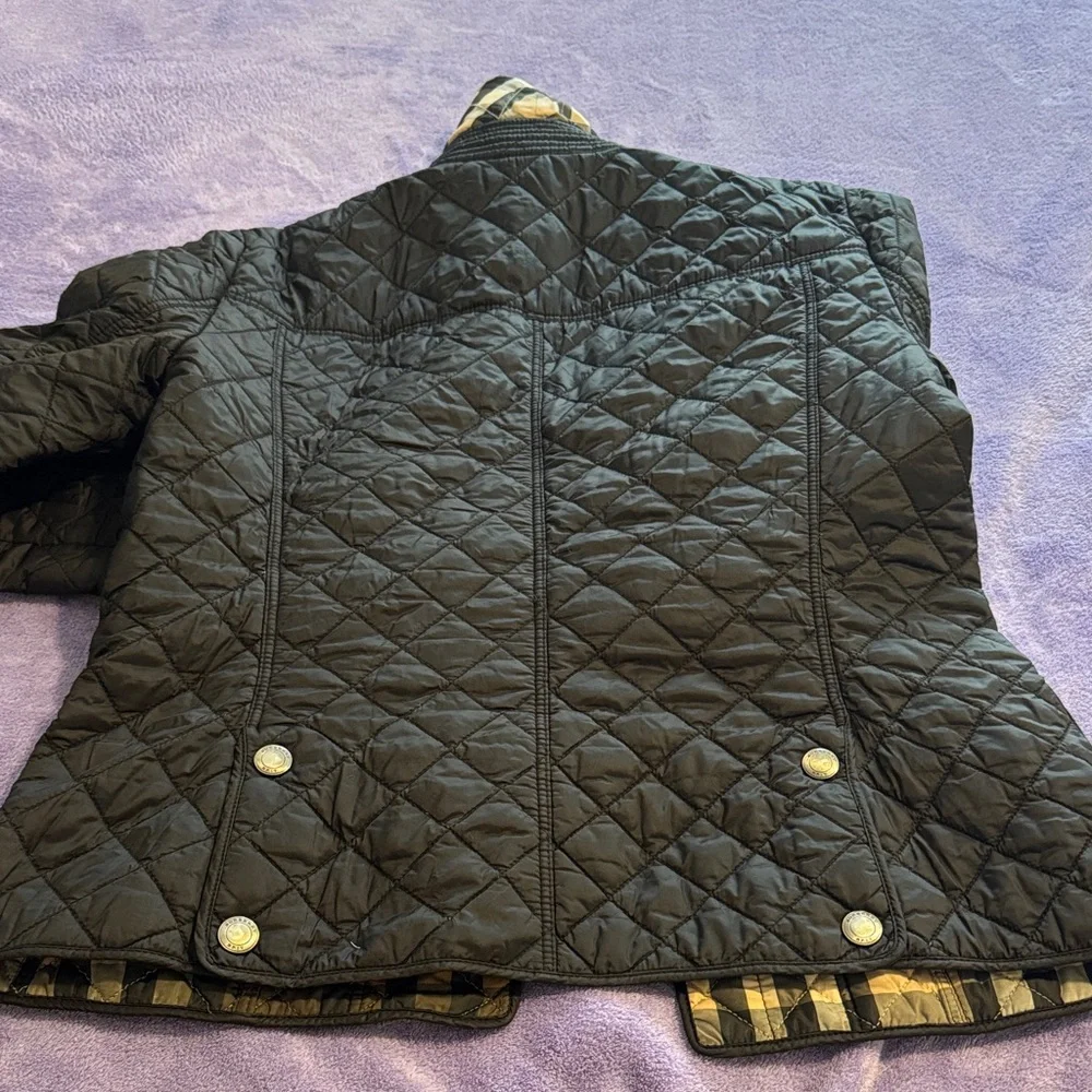 Burberry Quilted Black Jacket medium - Picture 6 of 6